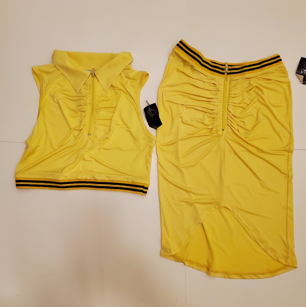 Baby phat skirt, baby phat top, lady skirt